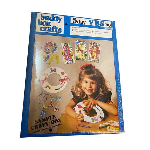 Buddy Box Crafts 5 Day VBS Sample Craft Kit Vintage - Picture 1 of 3